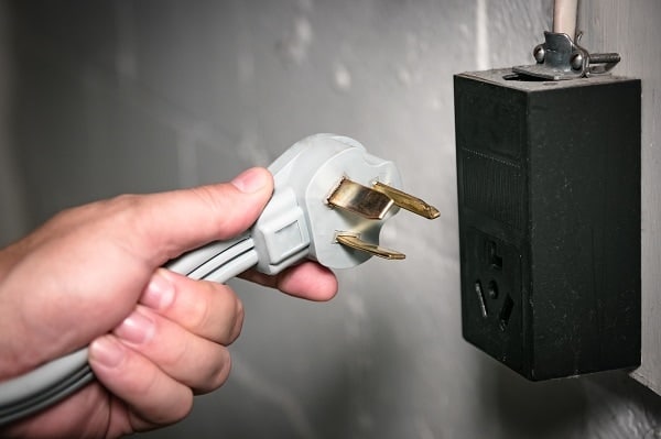 water damaged appliance